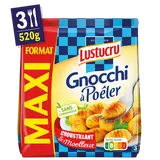 Gnocchi à poêler LUSTUCRU, maxi format 520g, pour 3 personnes