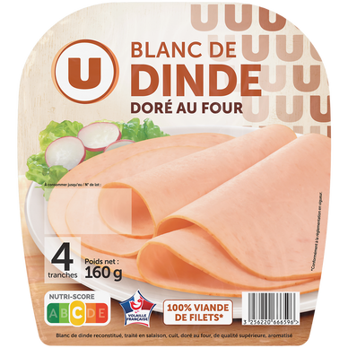 Blanc de Dinde - x4 tranches, 160g
