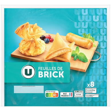 Feuilles de brick  sachet de 8  -  136g