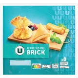 Feuilles de brick  sachet de 8  -  136g