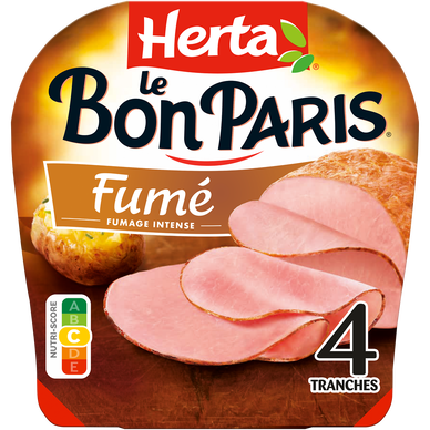Jambon Fumé HERTA Le Bon Paris 4 tranches - 140g