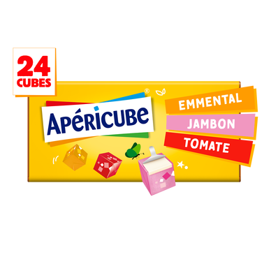 Fromage apéritif Panier de campagne APERICUBE - 24 cubes 125g