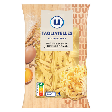 Tagliatelles aux oeufs frais  700g
