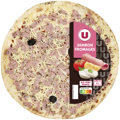Pizza jambon emmental mozzarella - 450g