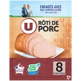 Rôti de porc nature Bleu Blanc Coeur - x8 tranches 320g