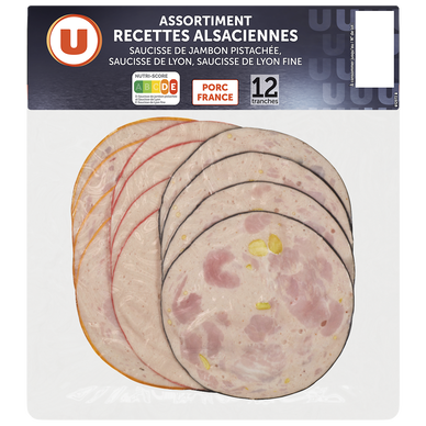 Assortiment Charcuterie Alsaciennes - x12 tranches, 200g