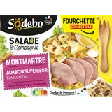 Salade & cie Montmartre jambon pates oeuf crudités SODEBO 320g