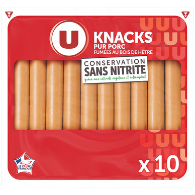 Saucisses Strasbourg VPF x10 350g