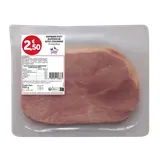 Jambon cuit supérieur avec couenne, VPF, 4 tranches