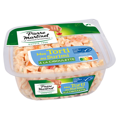 Salade de tortis au surimi PIERRE MARTINET, 300g