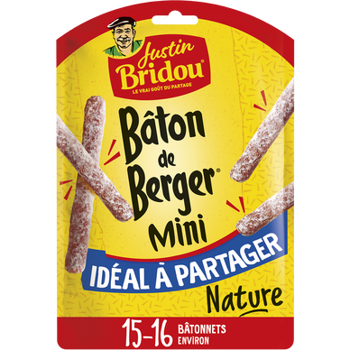 Saucisson Mini Bâton de Berger - JUSTIN BRIDOU - 160g - 16 bâtonnets