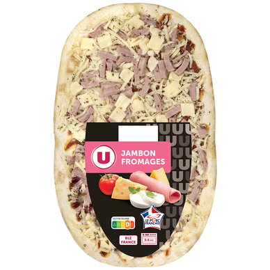 Pizza au jambon emmental et mozzarella  200g