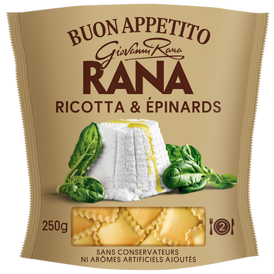 Pâtes Fraiches RANA Ravioli Ricotta & Épinards 250g