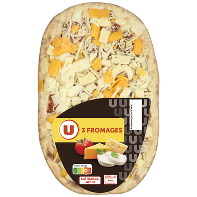 Pizza aux 3 fromages, 200g