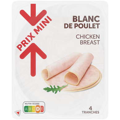 Blanc de Poulet - x4 tranches, 180g