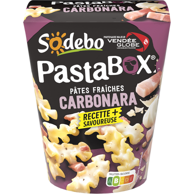 Fusilli à la carbonara SODEBO 330g