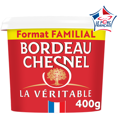 Rillettes du Mans La véritable pur porc BORDEAU CHESNEL - 400g