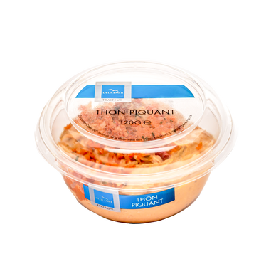 Tartinable de thon piquant DELICEMER, boite de 120g