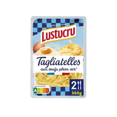 Tagliatelles aux oeufs frais LUSTUCRU 360g