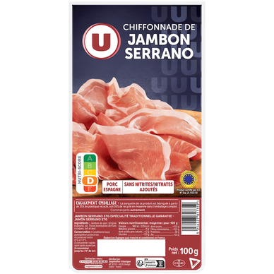 Chiffonnade de Jambon Serrano - 100g