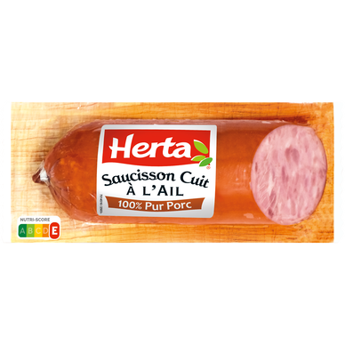 Saucisson à l'ail Pur Porc HERTA 300g