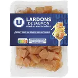 Lardons de saumon fumé d'Atlantique,  90g