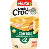 Croque Monsieur Comté Sans Nitrite HERTA Tendre Croc x2 - 200g