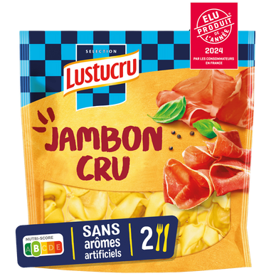 Tortellini jambon cru LUSTUCRU, 250g, pour 2 personnes