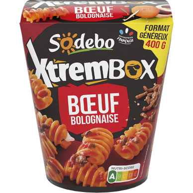XTREM BOX bolognaise SODEBO, 400g
