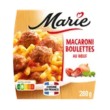 Macaroni sauce tomate et boulettes de viande MARIE, 280g