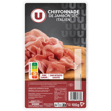 Chiffonnade de Jambon sec Italien - 100g