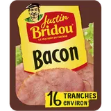 Bacon fumé - JUSTIN BRIDOU - 160g - 22 tranches