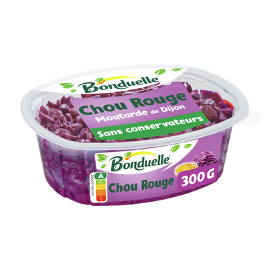 Salade Bonduelle Chou Rouge à la moutarde de Dijon 300g