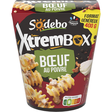 XTREM BOX Radiatori boeuf poivre SODEBO, 400g