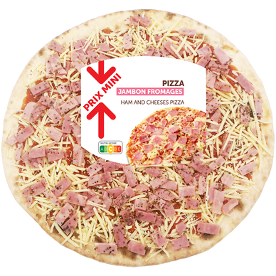 Pizza jambon fromages PRIX MINI - 450g