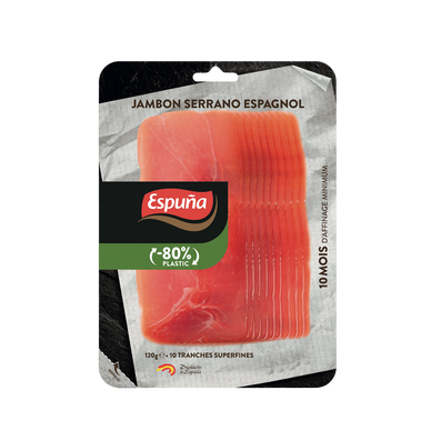 Jambon serrano Espagnol ESPUÑA, x10 soit 120g