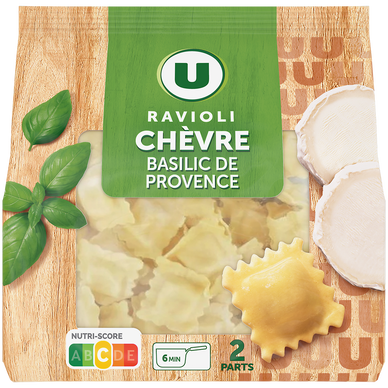 Ravioli au chèvre basilic de Provence  300g