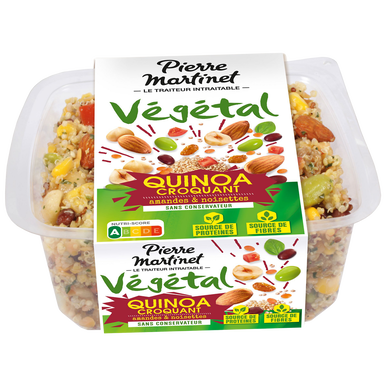 Salade de quinoa amandes et noisettes PIERRE MARTINET, 220g