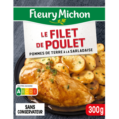 Plat cuisiné Individuel filet de poulet pommes de terre FLEURY MICHON- 300g