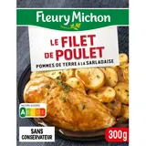 Plat cuisiné Individuel filet de poulet pommes de terre FLEURY MICHON-300g