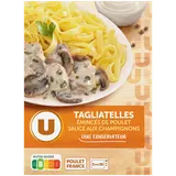 Emincés de poulet tagliatelles champignons U 300g