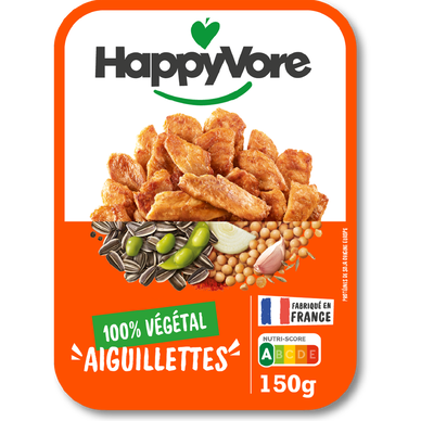 Aiguillettes végétales et gourmandes HAPPYVORE 150g