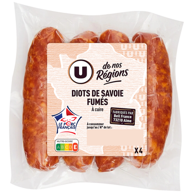 Diots de Savoie fumés - 4x90g