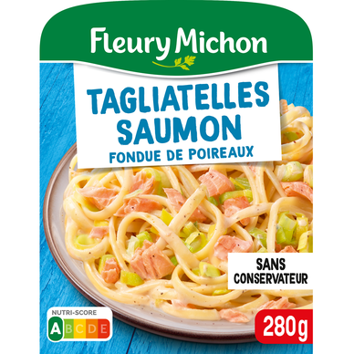 Plat cuisiné Individuel tagliatelles au saumon et ciboulette FLEURY MICHON - 280g