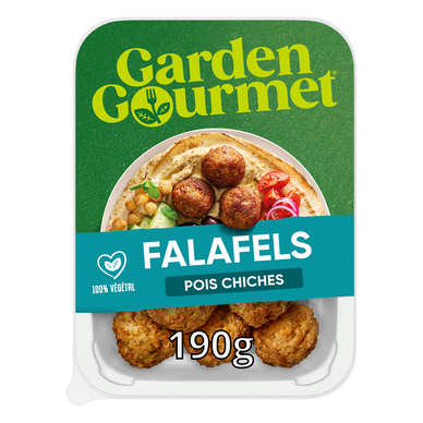 Falafels pois chiches (Spécialité végane à base de pois chiches réhydratés) GARDEN GOURMET 190g