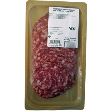 Rosette pur porc ,VPF, PIERRE BERTRAND, 10 tranches