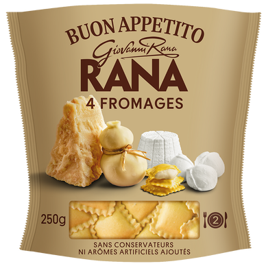 Pâtes Fraiches RANA Ravioli 4 Fromages 250g