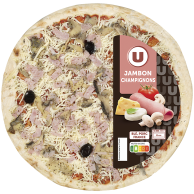 Pizza jambon champignons - 450g