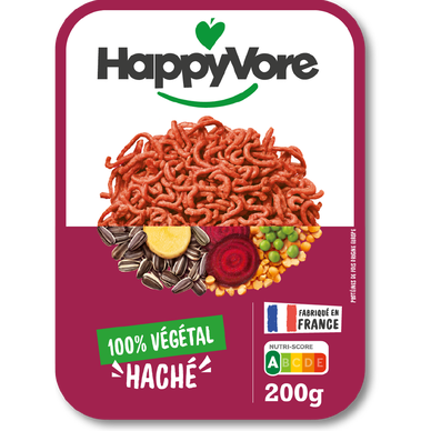 Haché végétal et gourmand HAPPYVORE 200g