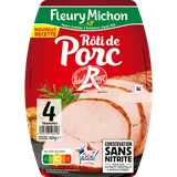 Rôti de Porc Label Rouge FLEURY MICHON 4 tranches - 160g